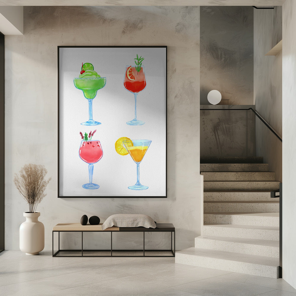 Cocktails Poster