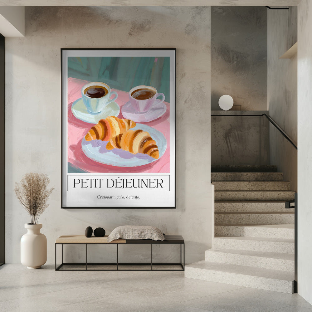 Petit dejeuner Poster