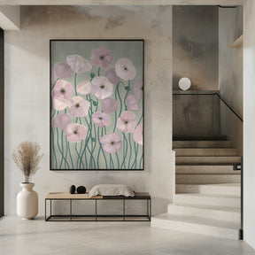 Light Poppies Poster