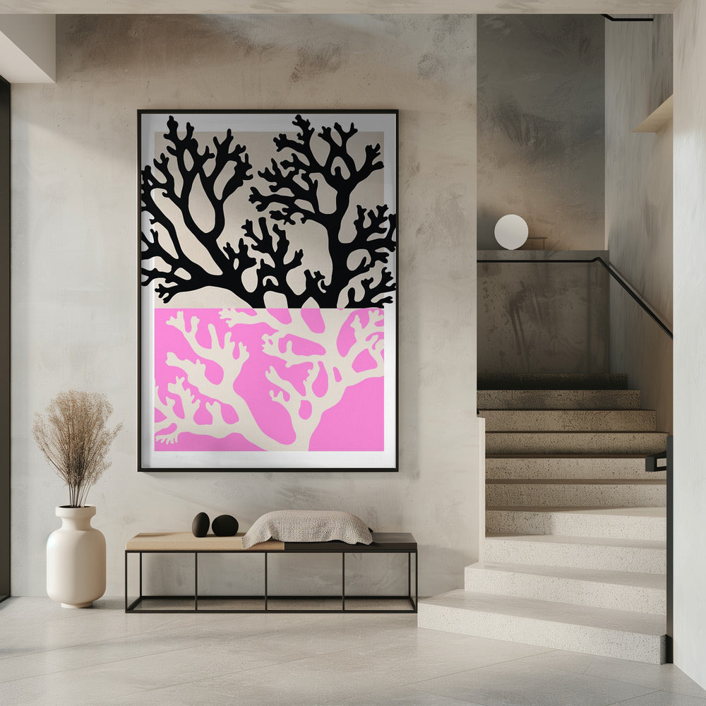 Coral (Pink) Poster