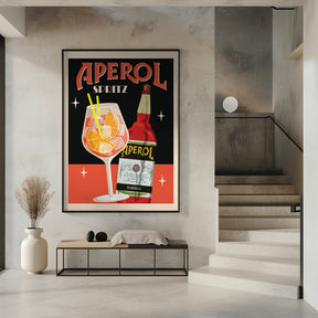 Aperol Spritz_Black Poster