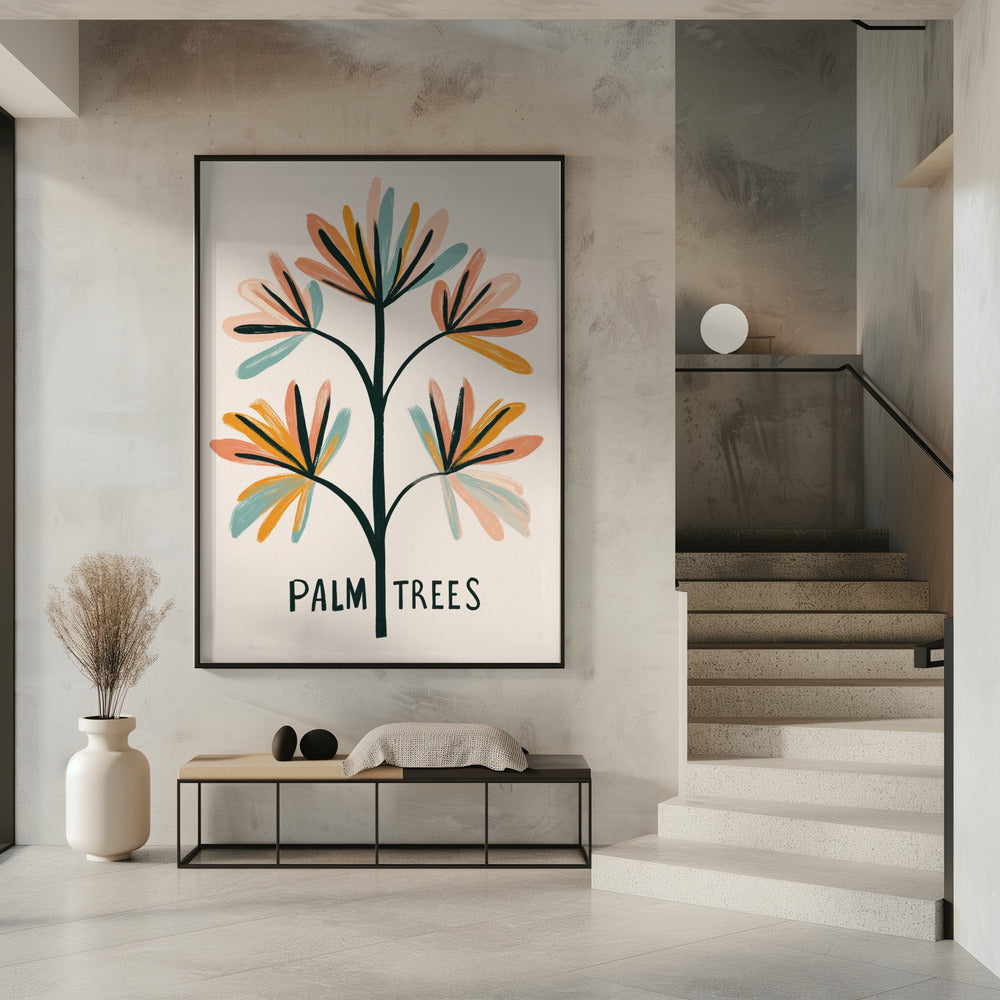 Palm trees no 3 Poster