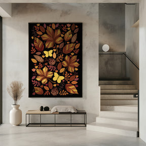 Autumny Black Poster