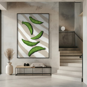 Sugar snap peas Poster