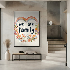 Wearefamily(floralno2) Poster