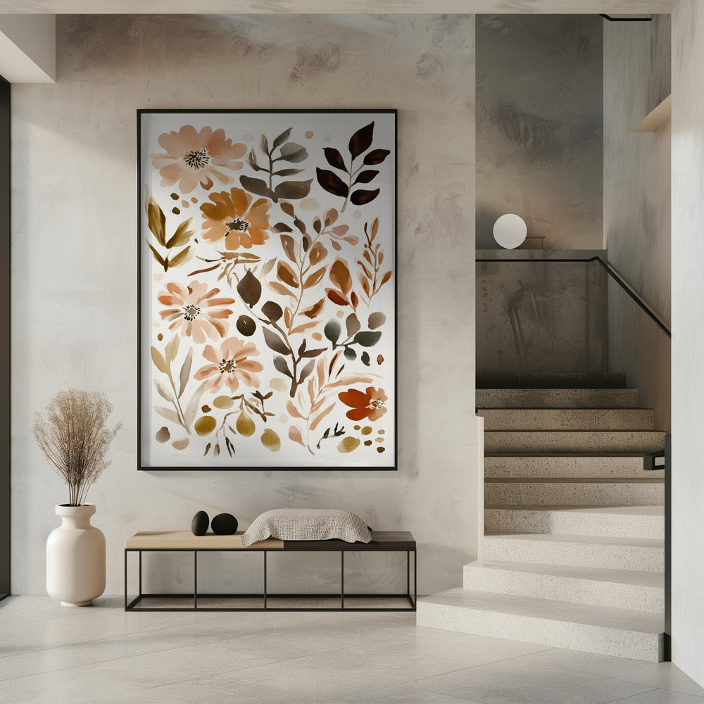 Pastelflowercollection Poster