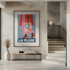 La Pluie French Style Poster