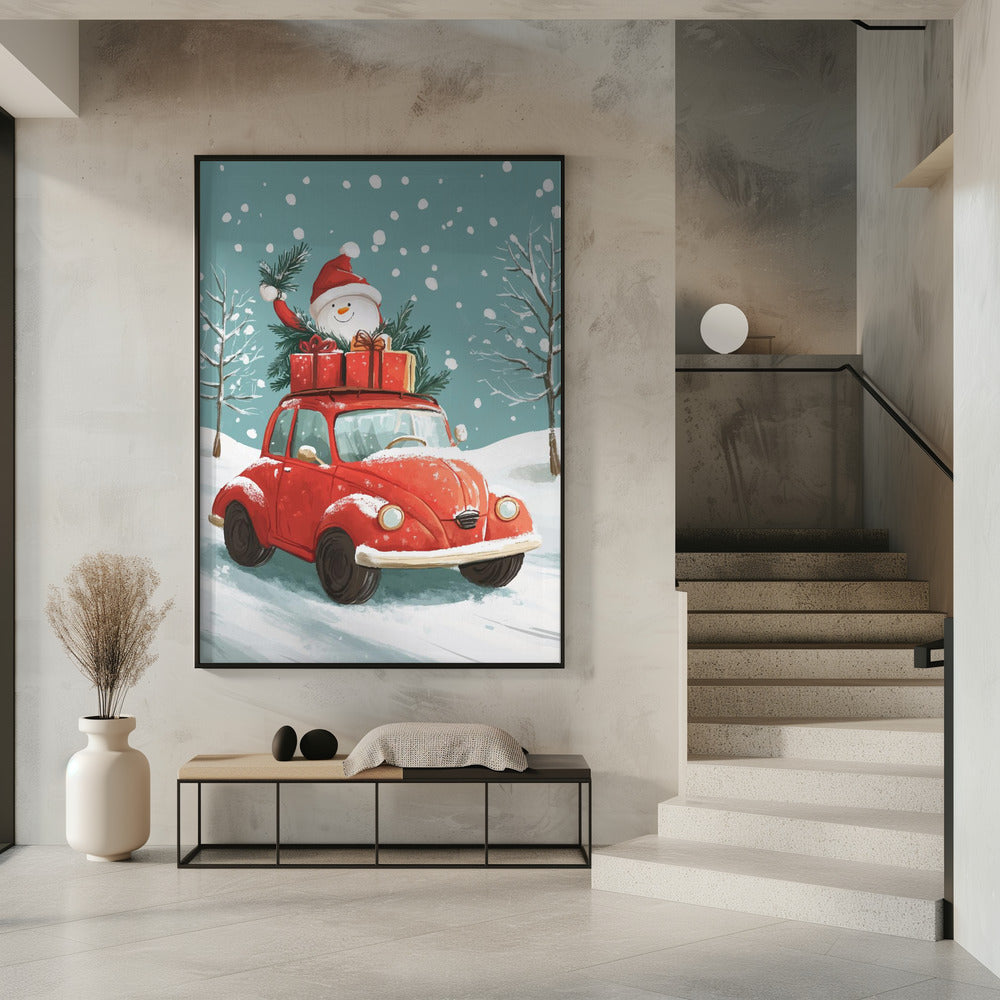 Christmas Road Trip Poster