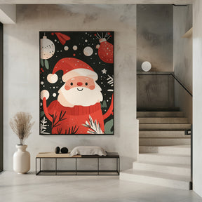 Happy Santa Poster