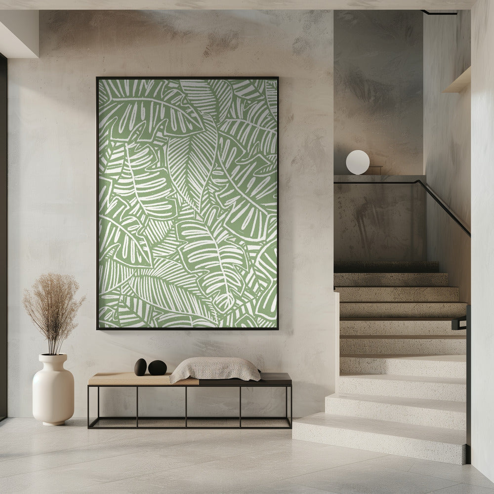 Green Foliage Poster