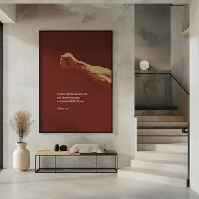 Bruce Lee Quote Poster