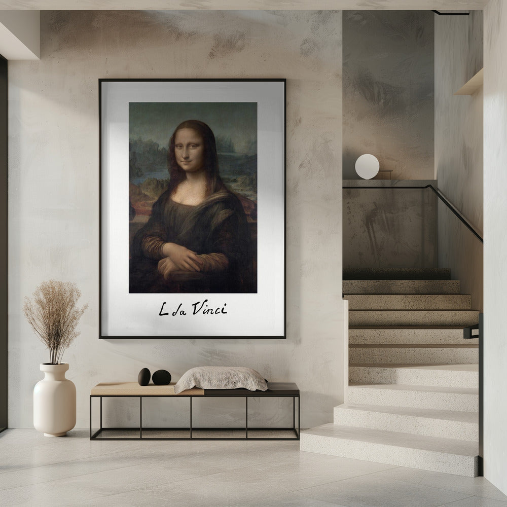 Mona Lisa Del Giocondo Signature (1503–1506) Poster