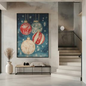 Christmas Ornaments III Poster