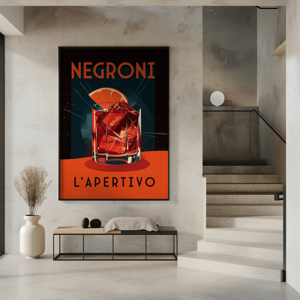 Negroni L&#039; Apertivo Poster