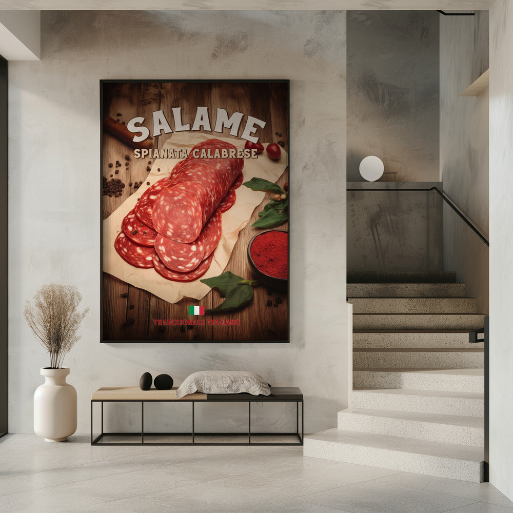 Salame Spianata Calabrese Poster