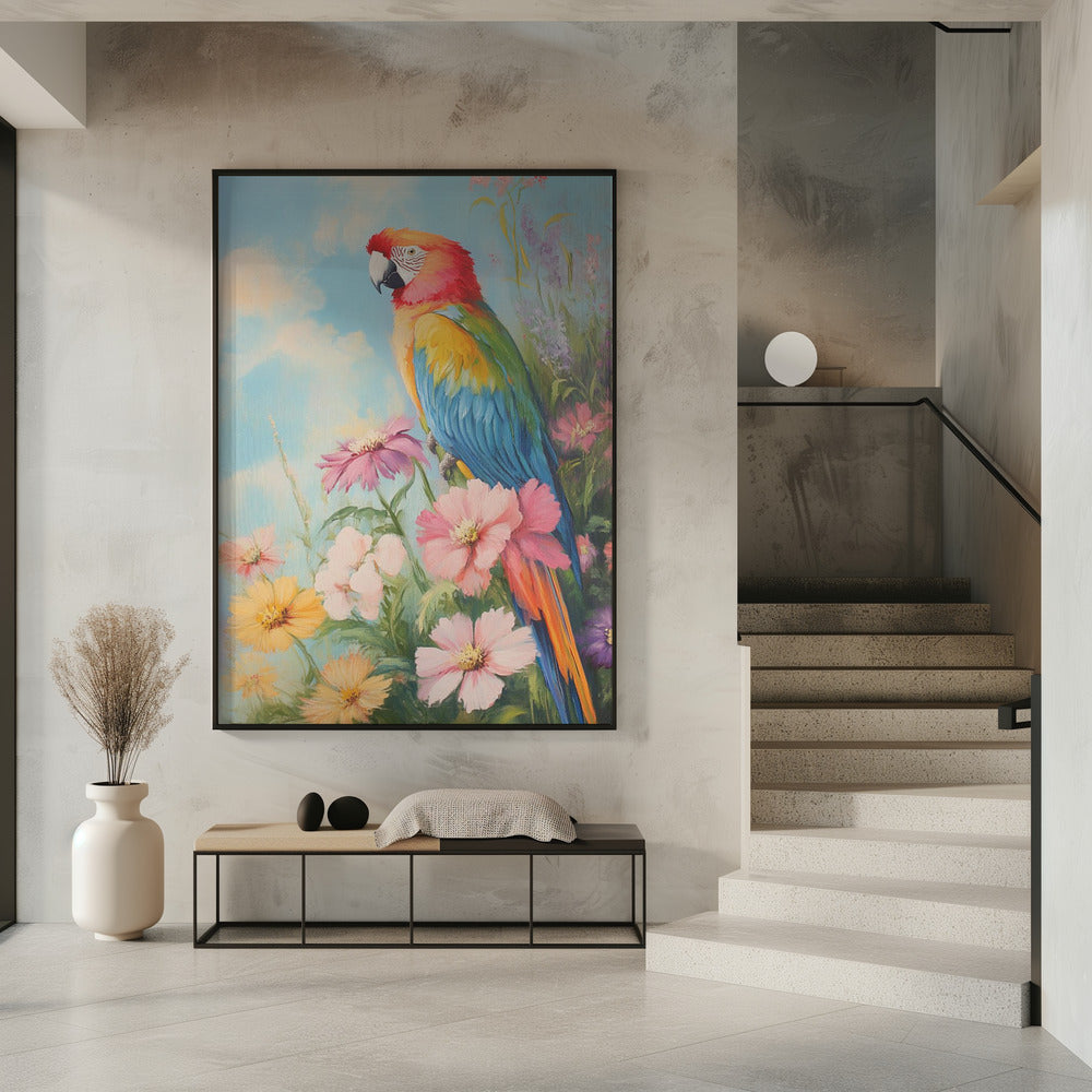 Colorful Parrot Poster