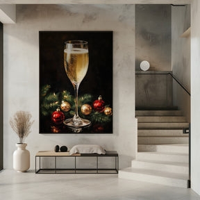 Christmas  Champagne Poster