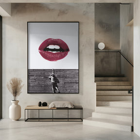 Curious Lips Poster