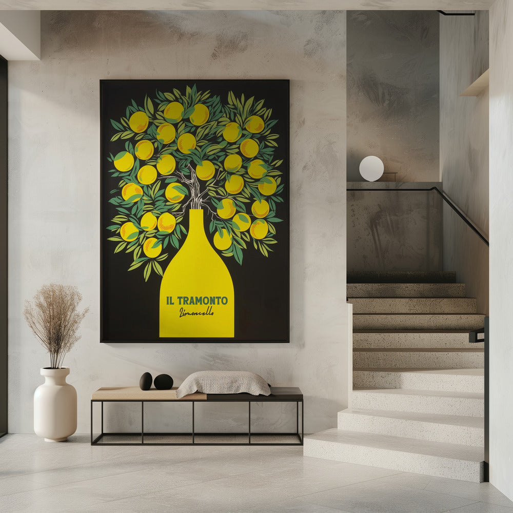 Limoncello Il Tramonto Poster