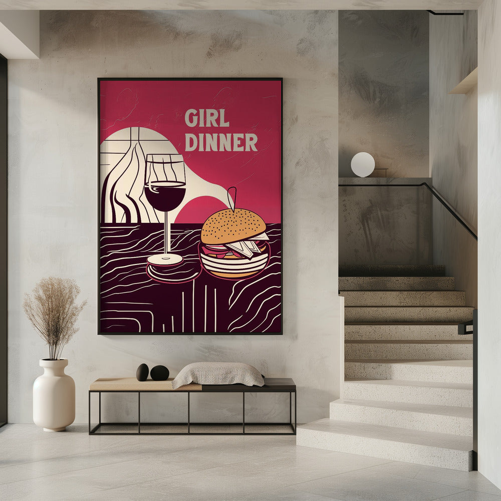 Girl Dinner No 3 Poster