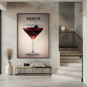 Manhattan Cocktail Poster