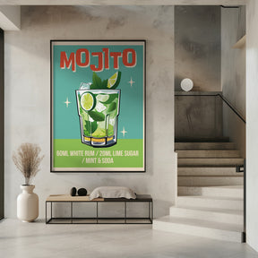 Mojito Cocktail Poster