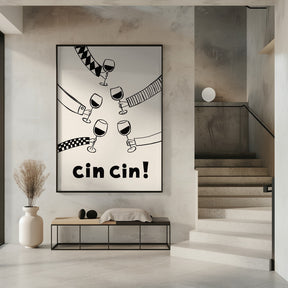 Cin cin! Wine Party with Friends Poster