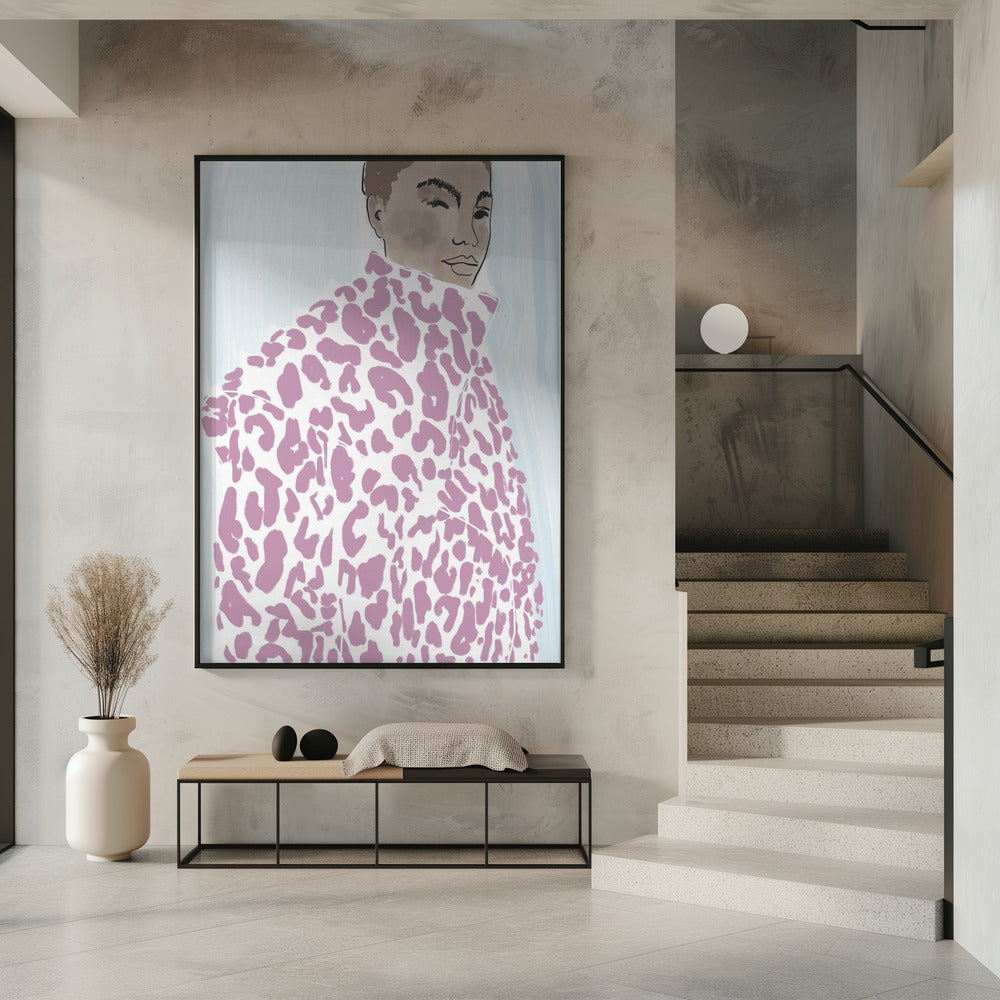 Pink Coat Poster