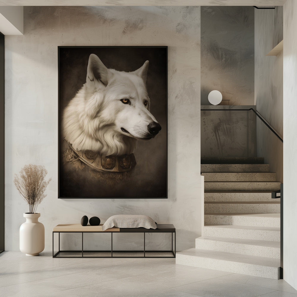 Wolf Portrait Poster