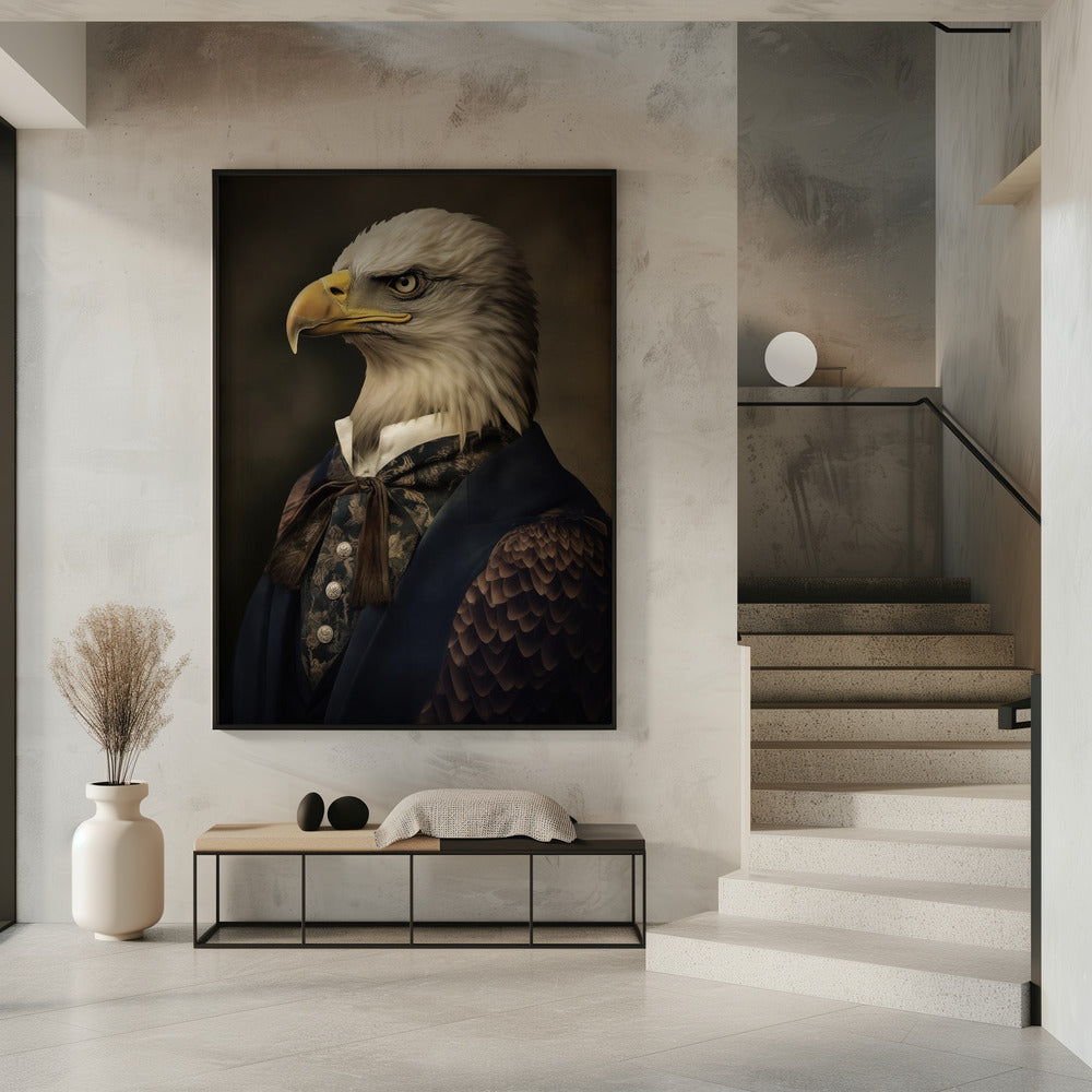 Bald Eagle Portrait Poster