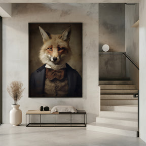 Fox Portrait Poster