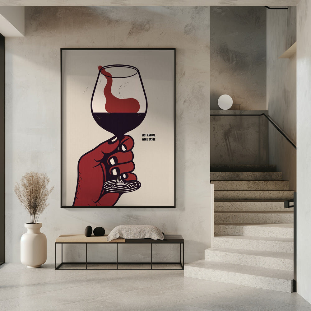 21st Annual Wine Taste Poster