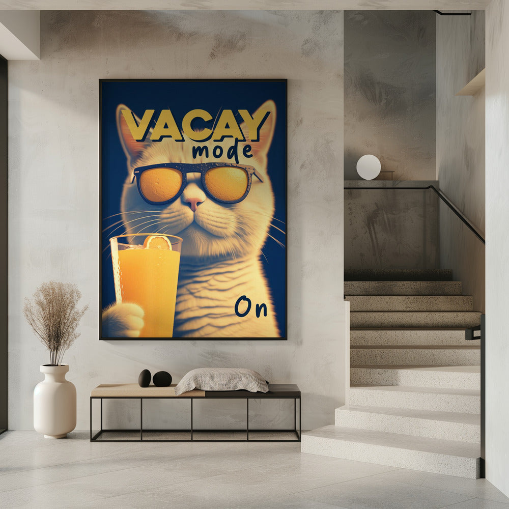 Vacay Mode On Poster