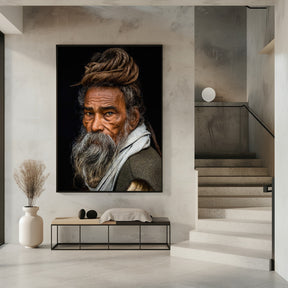 Portrait of a Sadhu... Poster