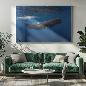 Sperm whale Poster