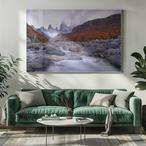 Fitz Roy under Twilight Poster