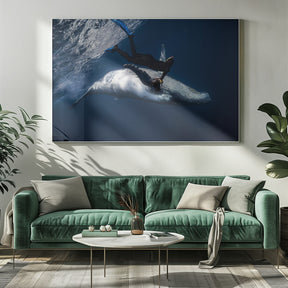 Dancing with whale Poster