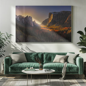 Yosemite Firefall Poster