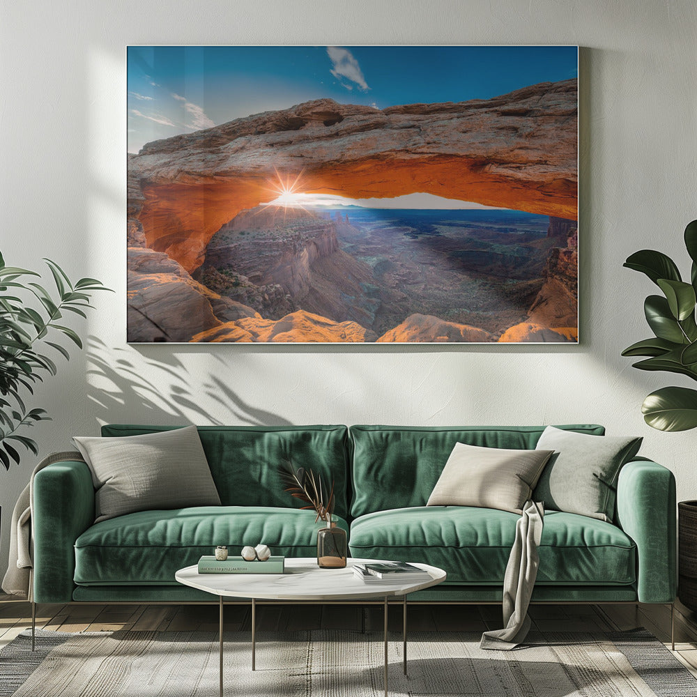 Sunrise at Mesa Arch Poster