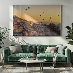 Sunrise over Cappadocia Poster