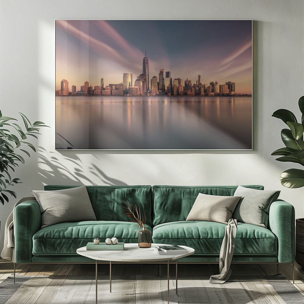 Golden Manhattan Poster