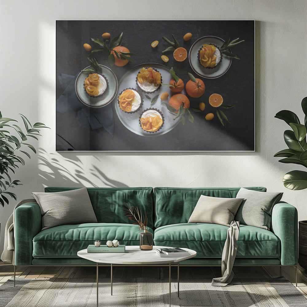 Citrus tartlets Poster