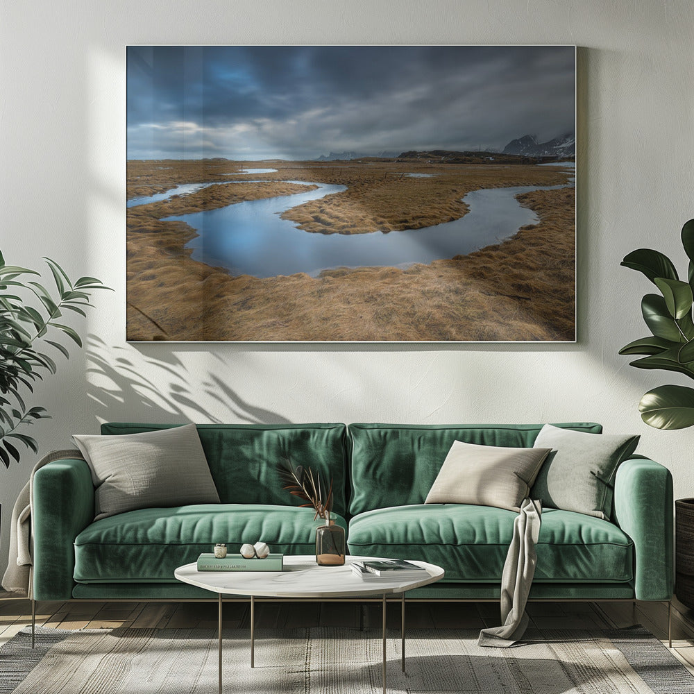 little river Lofoten Poster