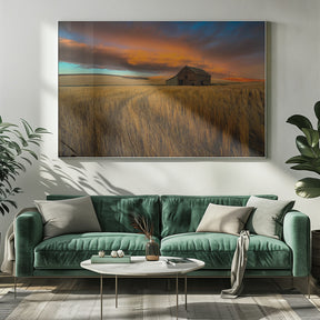 Storm over Palouse Poster