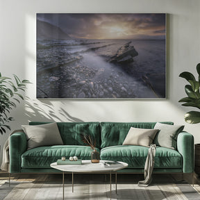 Barrika sunset Poster