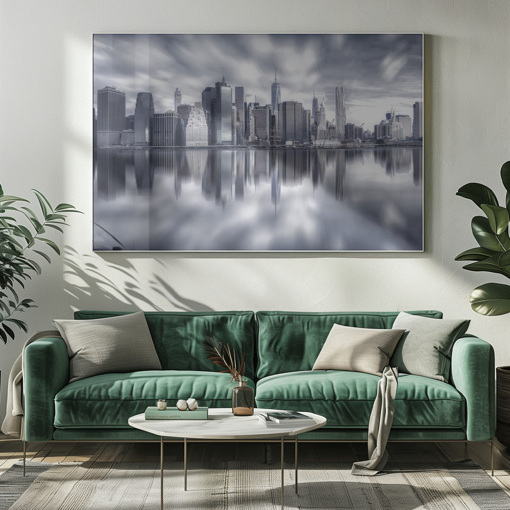 Manhattan Reflection Poster