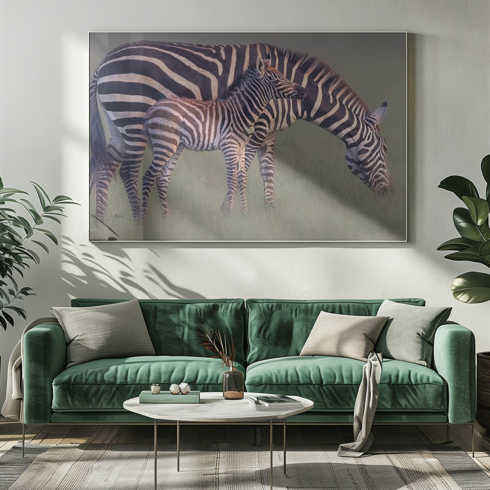 Baby Zebra Poster