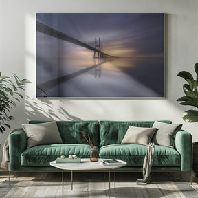 Sunrise bridge Poster