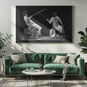 Wheelchair Fencing Poster