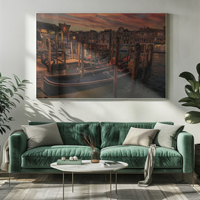 A Cozy Night in Venice Poster